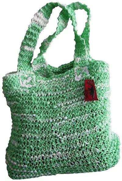 塑料袋手工编织视频,塑料袋编织篮子视频教程