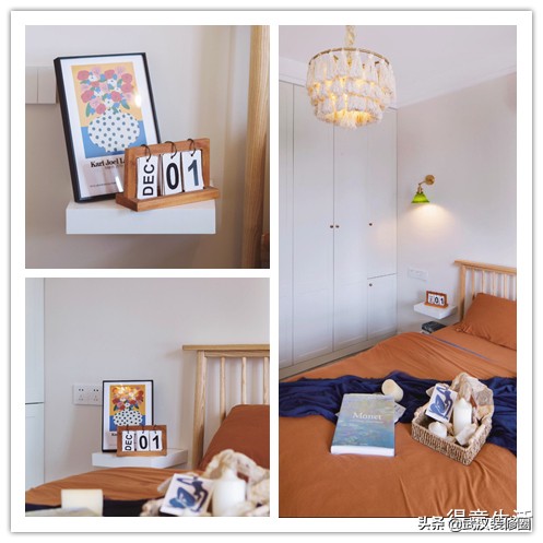 卧室太小放不下床,卧室太小床头柜效果图