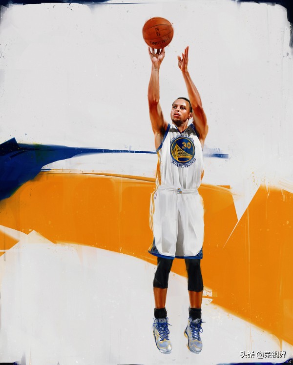 篮球手绘插画图,nbaai插画