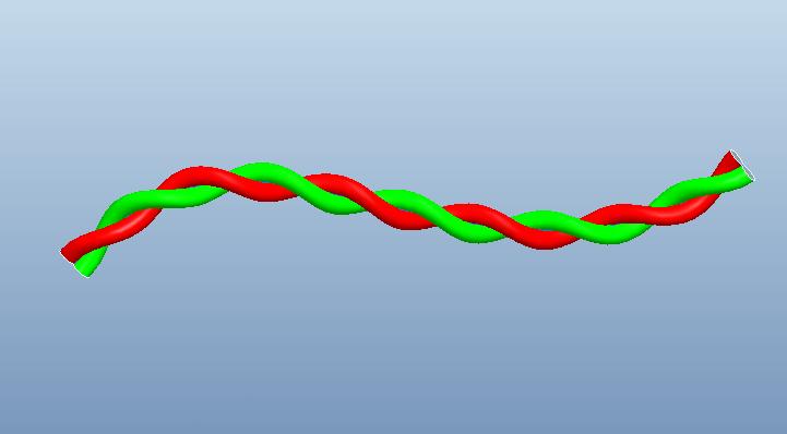 proe怎么画出一个相交的线,proe如何绘制双绞线