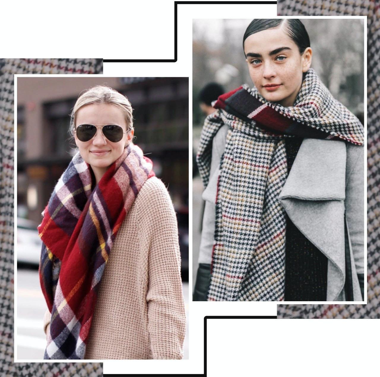 围巾怎么戴才好看？3大搭配法则5种时髦系法，一篇搞定所有问题