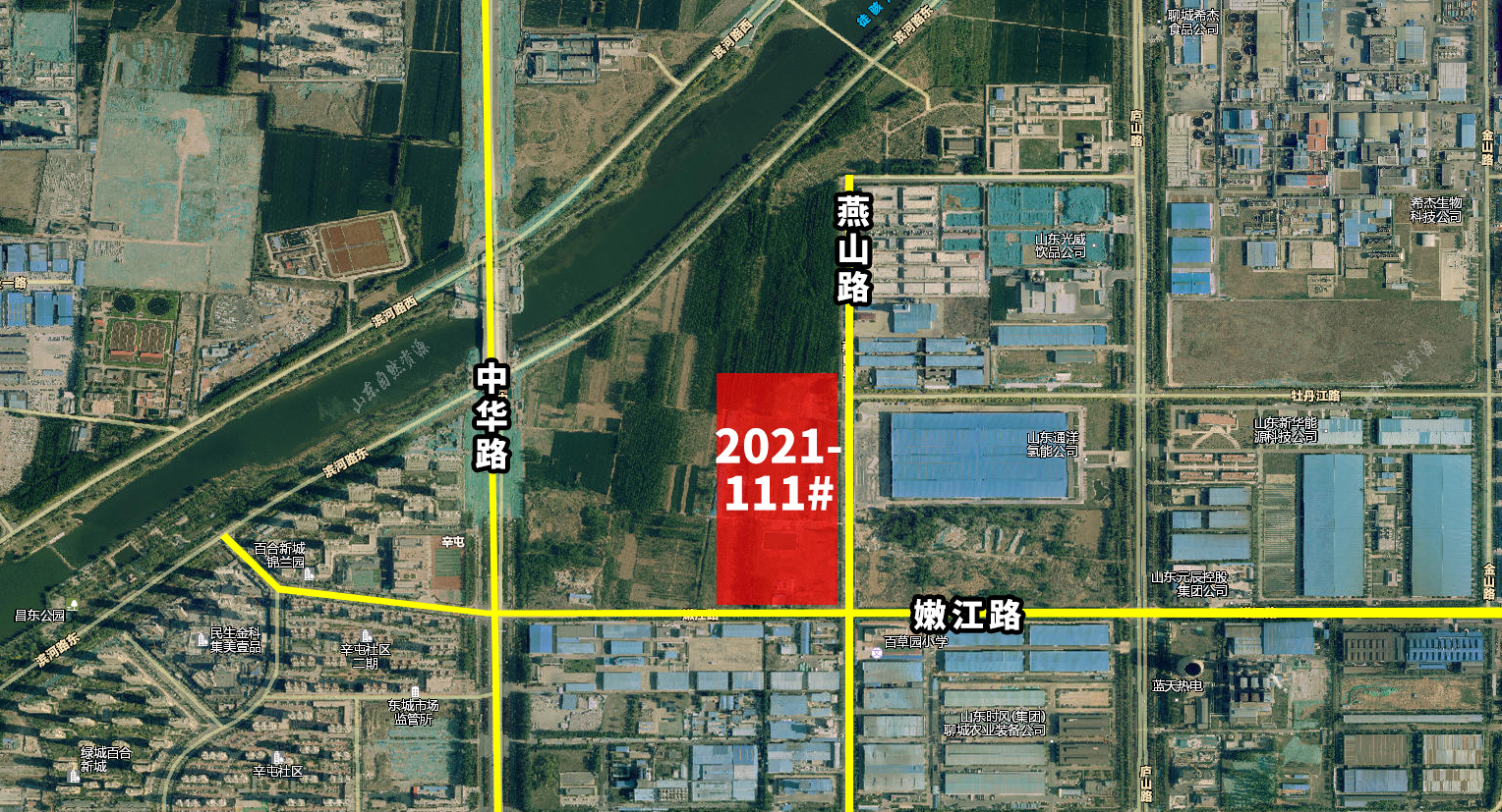聊城开发区最新土地招标拍卖,聊城2020-204地块出让