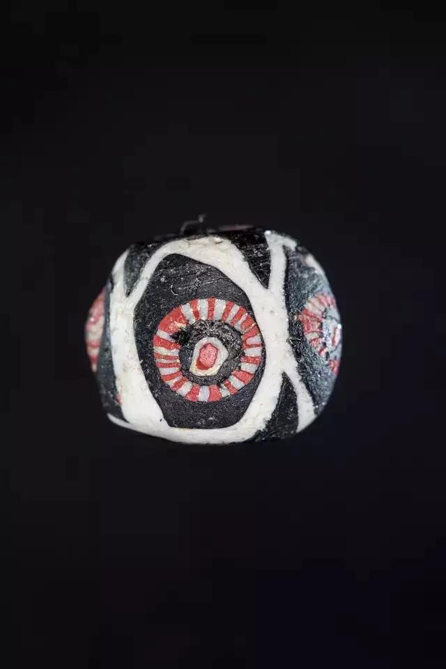 战国蜻蜓眼陶珠,战国蜻蜓眼玻璃珠价格