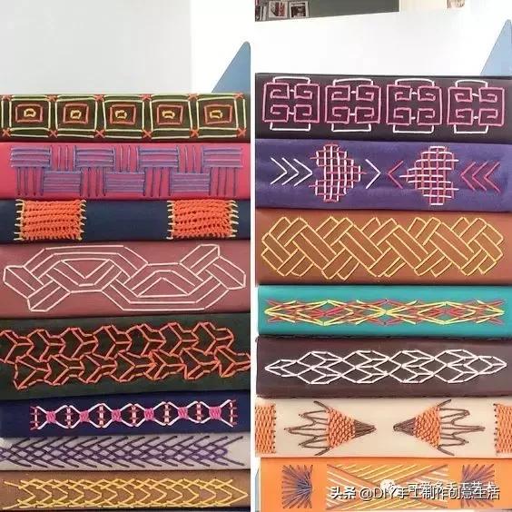 手工刺绣写字本,手工制作刺绣记录本