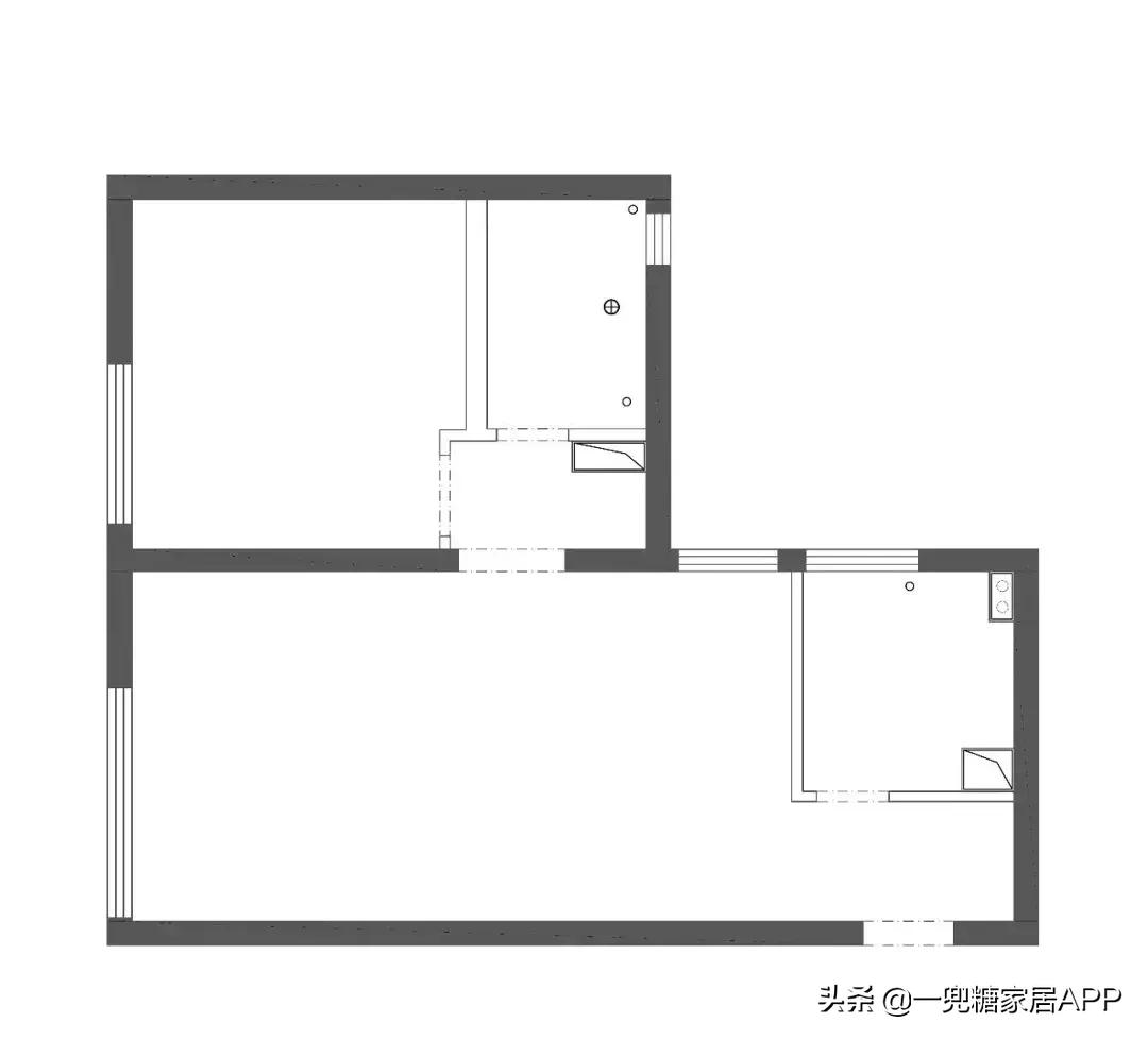 北京一家3口蜗居13平米改造后,60平小户型改造三口之家