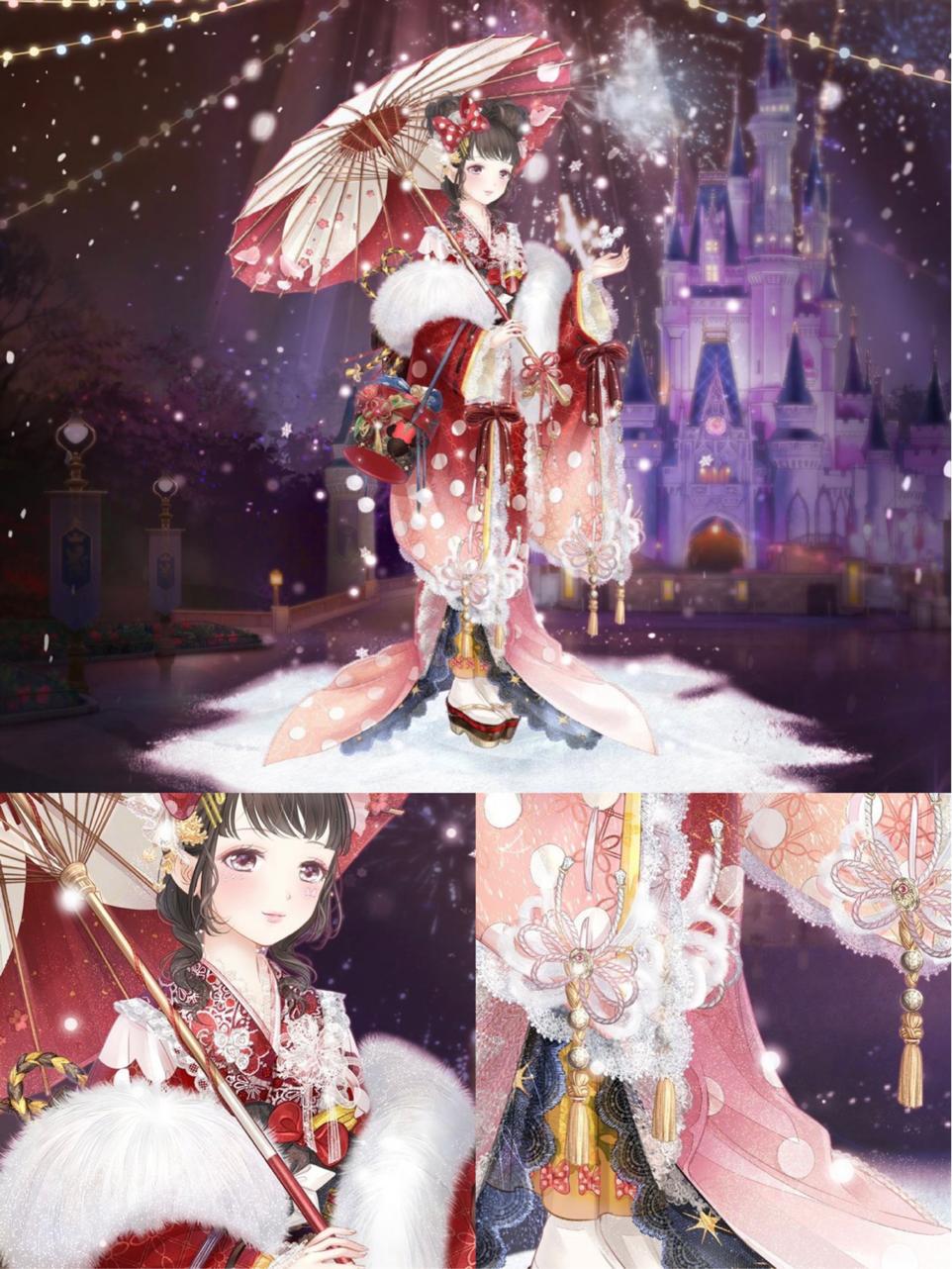 奇迹暖暖樱花飞舞和服,奇迹暖暖和服夏日烟火