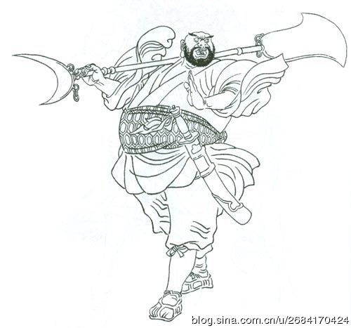 水浒人物绘画天罡,水浒三十六天罡星素描人物图