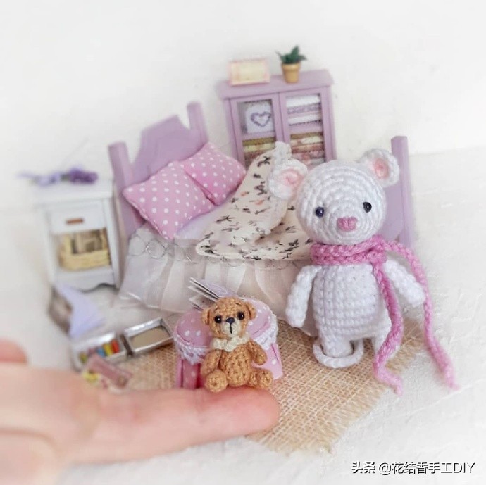 最简单的毛线玩偶钩织,简单好看的毛线钩织玩偶
