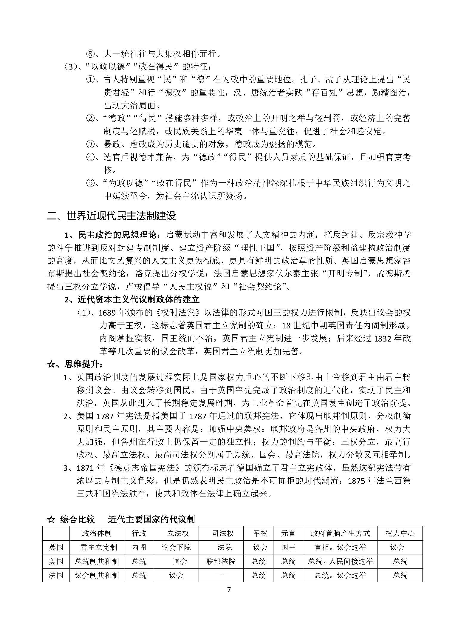 高考历史必背笔记,高考历史必背知识点归纳总结大全