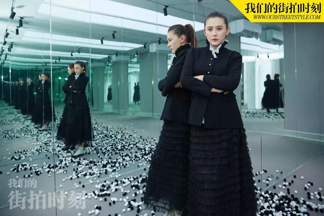 谭松韵张新成同款衣服,热依扎新剧同款黑色衣服