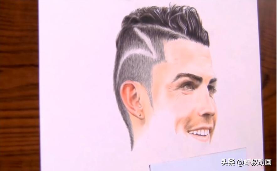C罗铅笔画绘画方法,C罗铅笔画教程视频