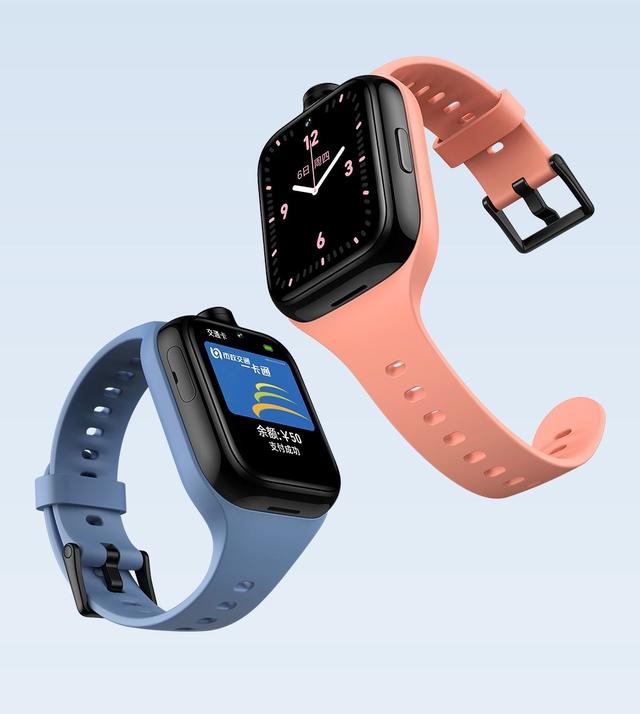 小米米兔智能儿童学习手表4蓝色 (小米电子智能手表米兔儿童手表2)