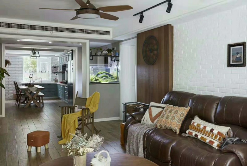 蒙自市复古装修,蒙自现代简约装修风格三室两厅