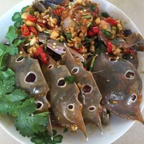 潮汕腌红脚螃蟹腌制方法,广州美食潮汕生腌螃蟹