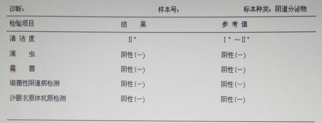 读懂白带报告单,白带常规化验单白细胞大于100