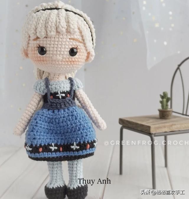 艾莎公主玩偶教程图解,艾莎公主玩偶图片