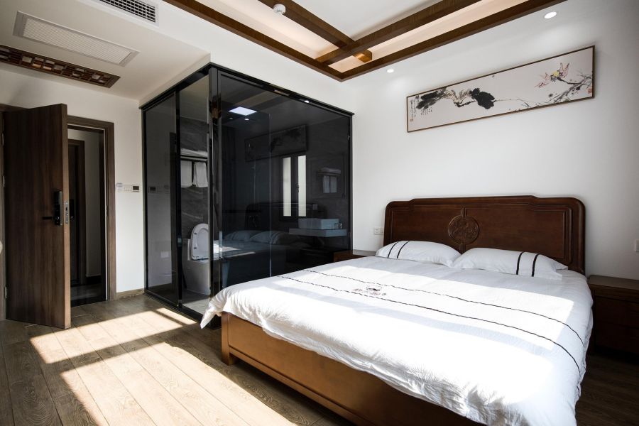 安徽太平湖民宿钓鱼,安徽异域风格民宿效果图