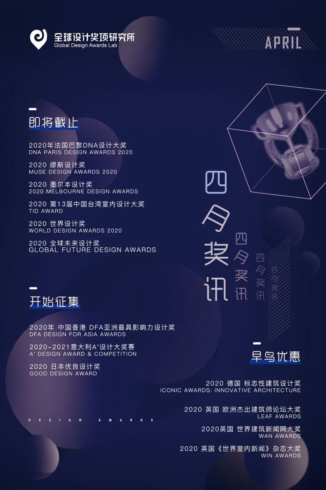 4月表彰,4月有什么颁奖典礼