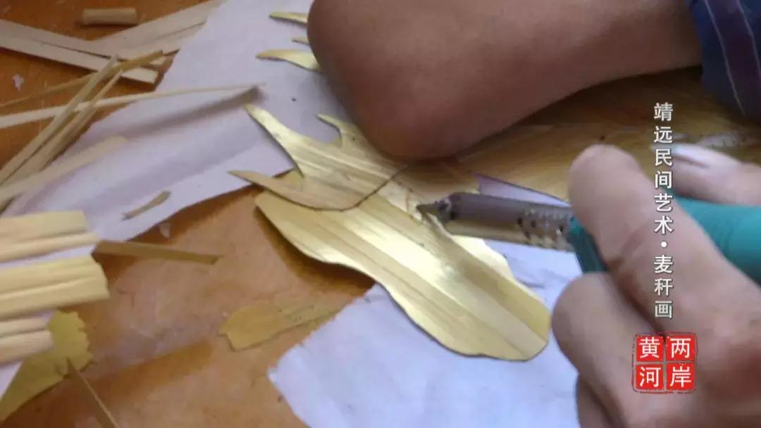 陕西麦秆画,民间艺术麦秆画