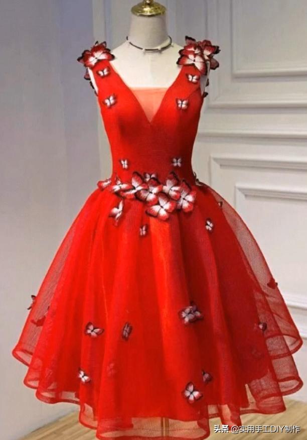 布艺拼接格子裙子,蕾丝拼贴连衣裙