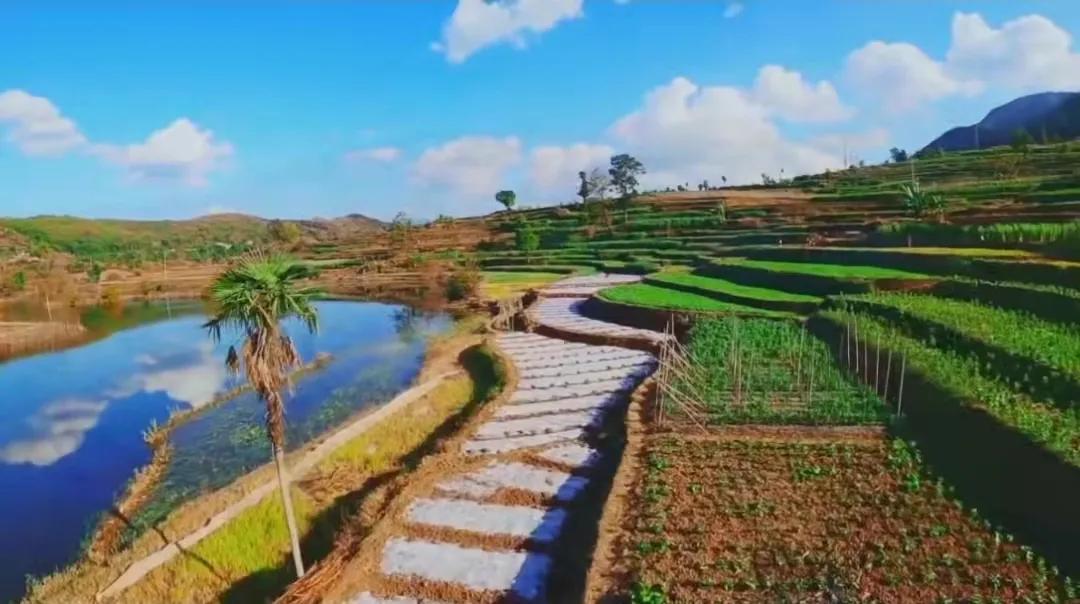 易门县的农村,易门县城附近山村