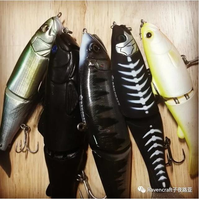 鸦语路亚软饵泳姿,鸦语路亚假饵套装