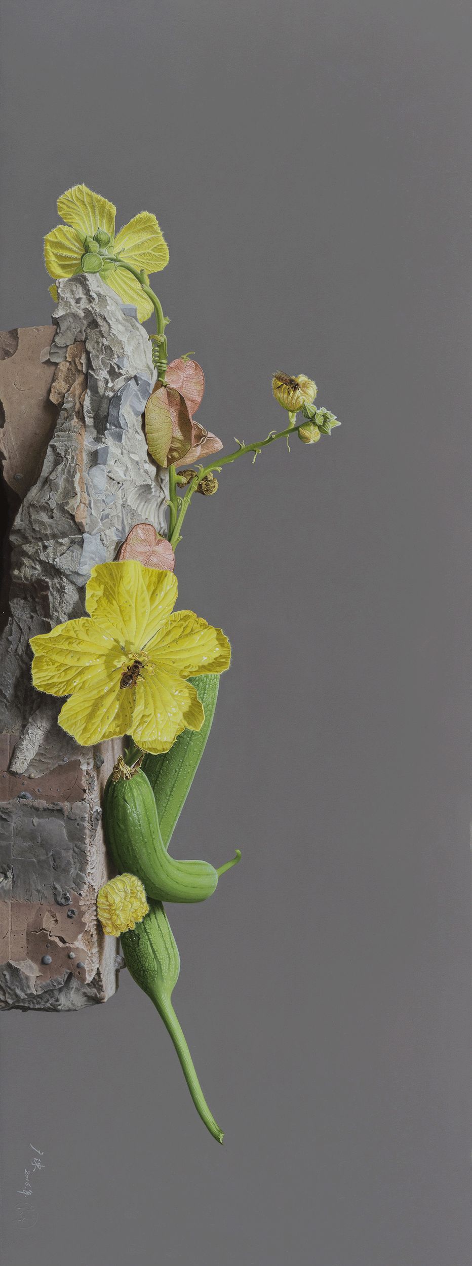 冷军画桃子图片大全,冷军画桃子放大5倍