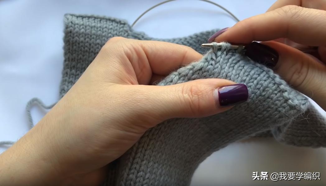 v领挑边怎么织,织毛衣织螺纹哪一个好看