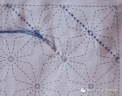 传统刺子绣入门针法教程,刺绣教程新手入门结粒绣