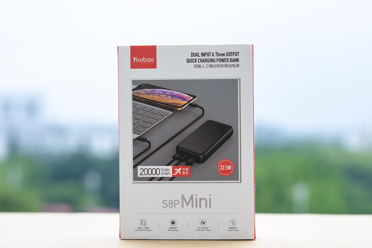 充电宝大容量20000快充羽博官方,羽博20000毫安充电宝自带线评测