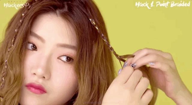 女团发型教程简单漂亮,女团发型甜酷风格戴大蝴蝶结