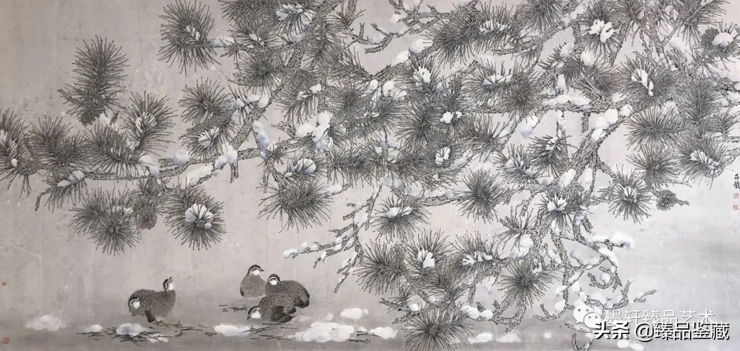 谭昌龙工笔画作品欣赏,年画作品创意画牛年