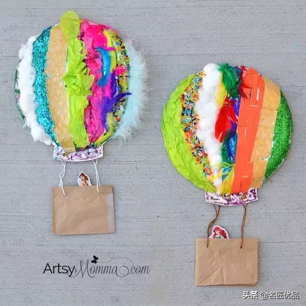 长方形创意纸盘美工作品,纸盘子手工秋天