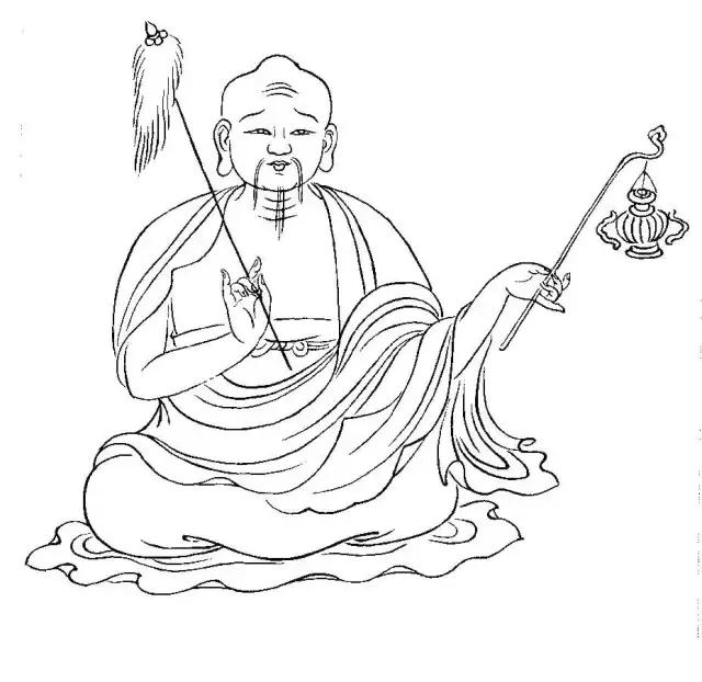 李公麟白描十八罗汉图,白描罗汉图全集