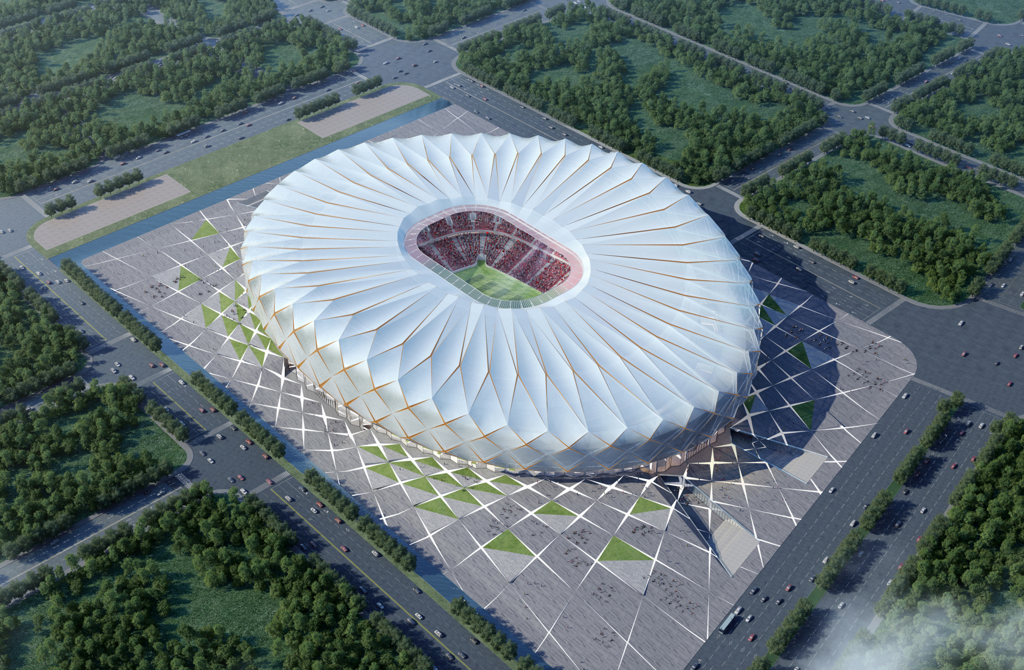 许家印恒大球场开工了吗,许家印设计的恒大新球场