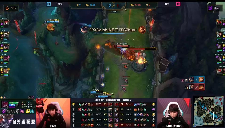 fpx2-10翻盘,fpx豪取六连胜