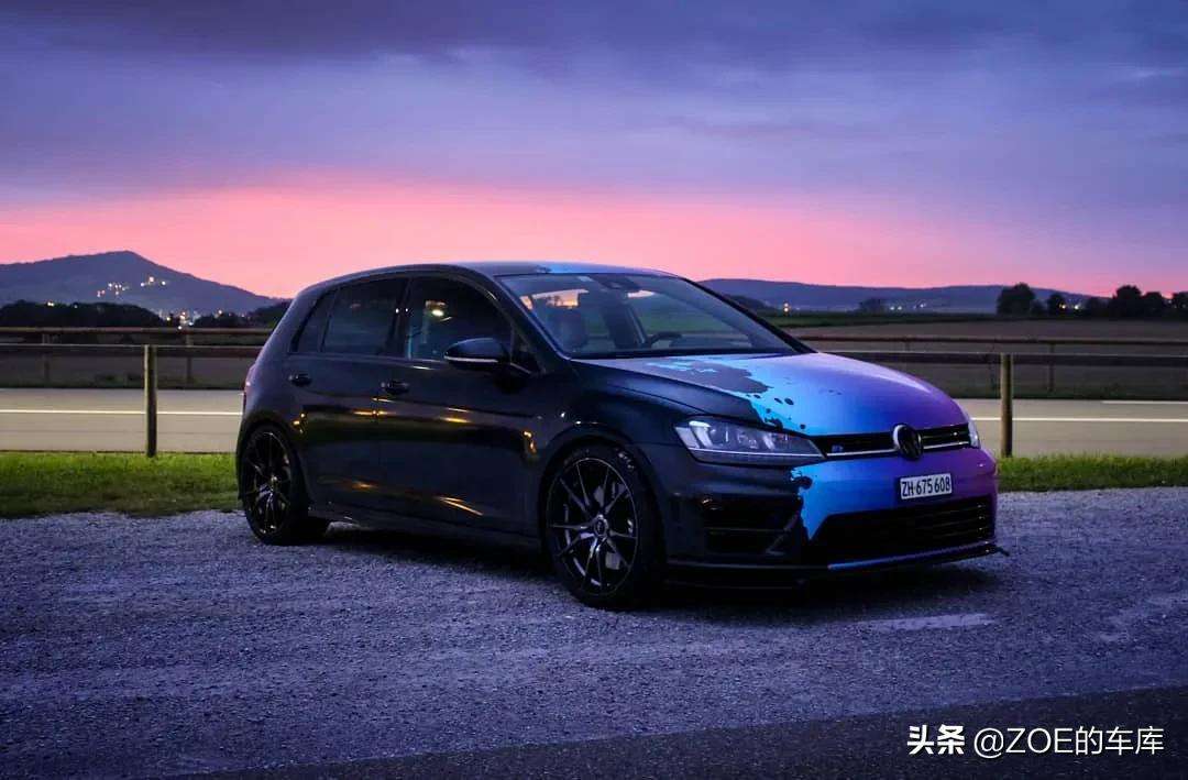 高尔夫7.5r-line车身涂装,大众高尔夫7什么颜色最洋气