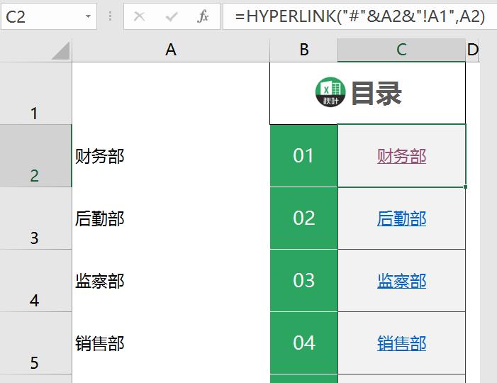 excel多个工作表中怎么创建目录,excel怎样做所有sheet表目录