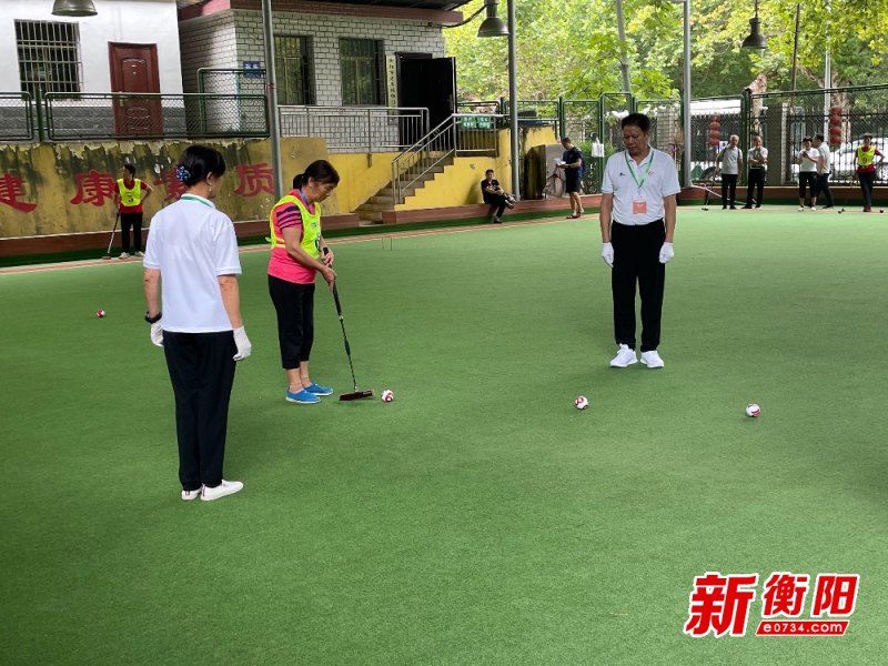 今年全市最后一场大型门球赛事,第六届县运会门球比赛落幕