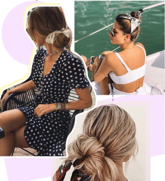 丝巾有哪些时髦又高级的搭配,简单丝巾穿出高级感