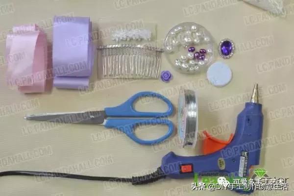 丝带做花带,做花带的教程