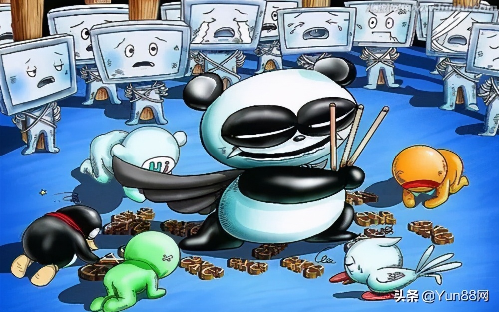 熊猫烧香对抗彩虹猫病毒,熊猫烧香病毒视频搞笑版