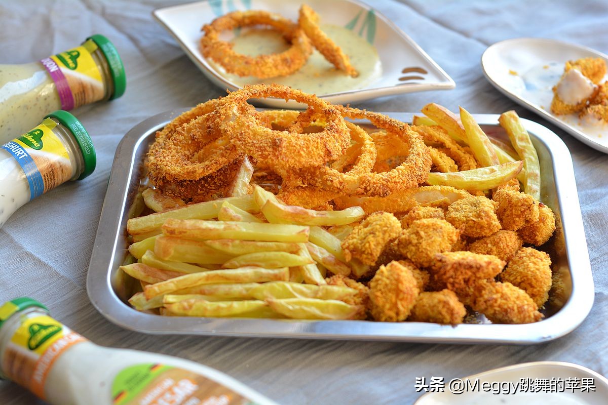 不用一滴油也能吃到健康美味炸鸡,自制肯德基炸鸡翅炸薯条