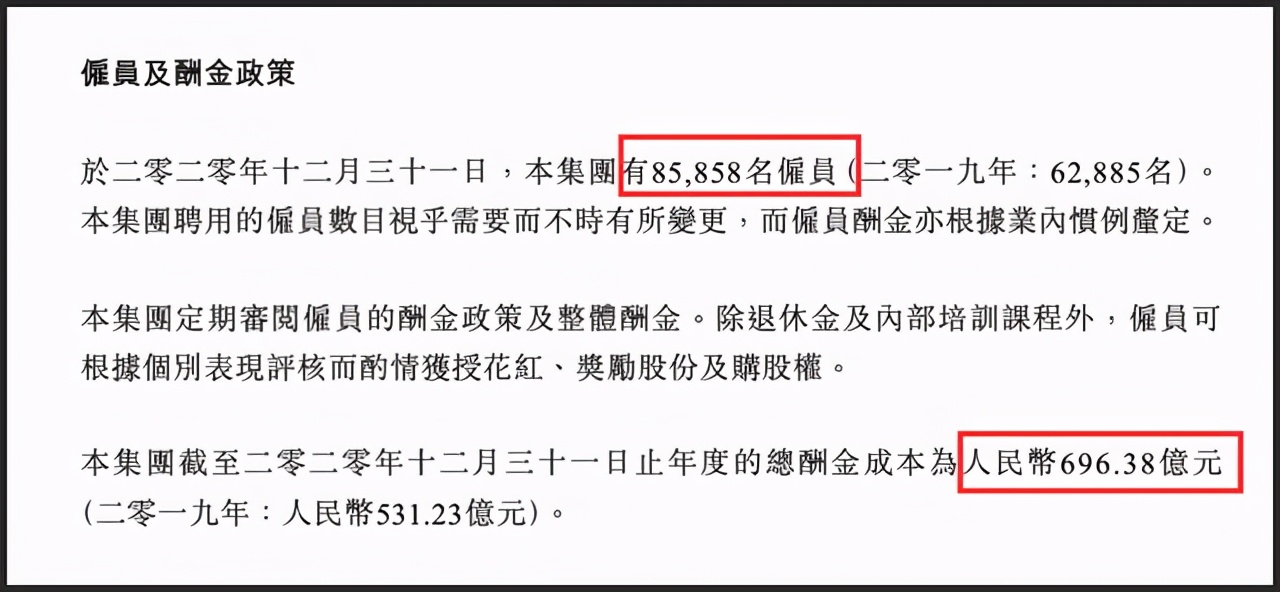 腾讯人均年薪80万总经理,腾讯人均年薪