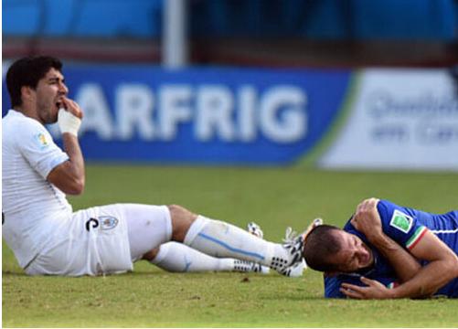 苏亚雷斯咬人英超被禁赛多少场,苏亚雷斯世界杯咬人禁赛