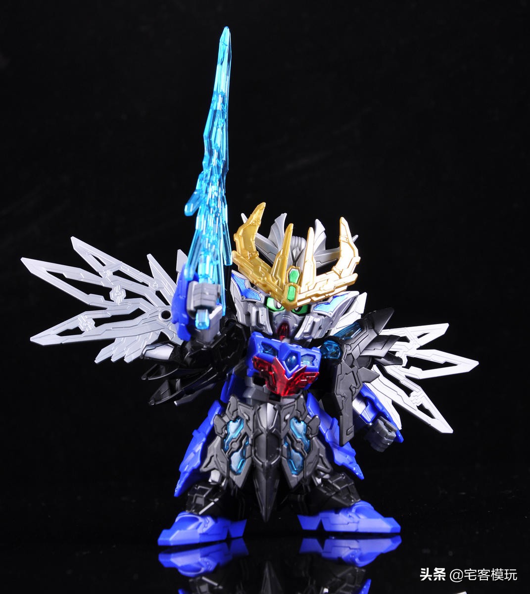 万代三国创杰传曹操飞翼,三国创杰传天霸曹操飞翼高达开箱