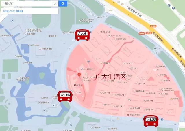 占地面积超过三千亩的大学校区,占地3000平方米学校