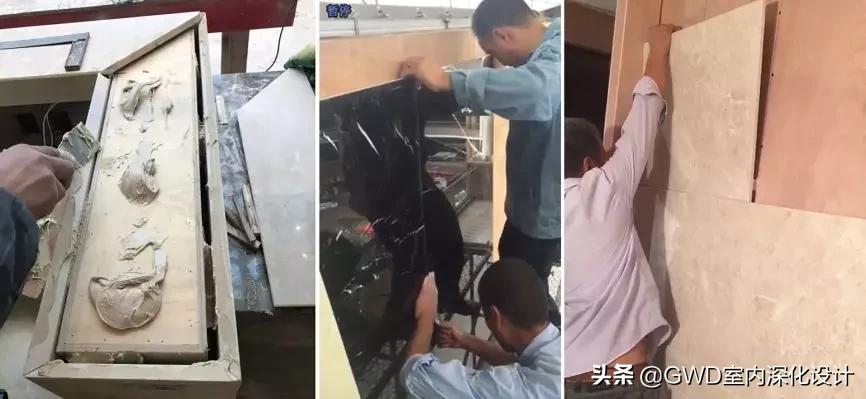 干挂石材的固定方法,湿挂石材施工工艺图