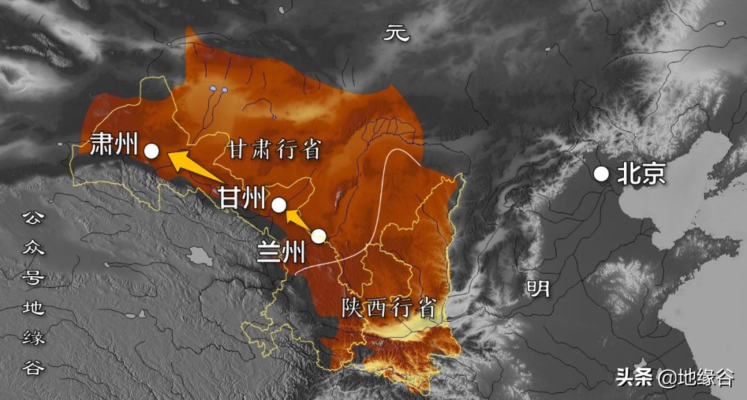 明朝为什么要放弃大片领土,明朝灭亡和甘肃的关系