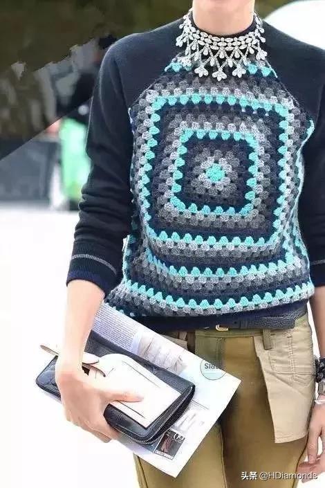 多种戴法的毛衣链,毛衣链戴多长好看